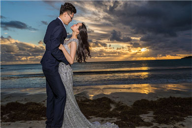 【斐济】蜜月旅行婚拍旅拍婚纱摄影客照-希尔顿度假酒店