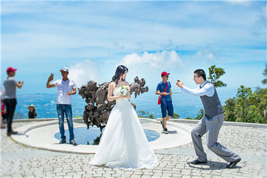 【越南】婚纱摄影蜜月旅游-巴拿山街拍