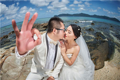 【沙巴】婚纱照旅行摄影-马奴干岛