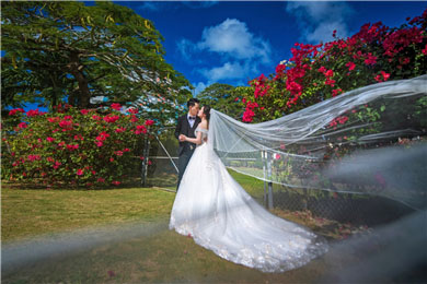【塞班岛】婚纱摄影蜜月旅行婚拍旅拍客照-电影风