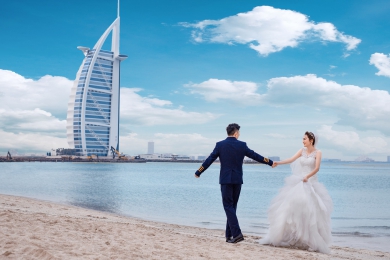 【迪拜】婚纱照婚纱摄影旅拍蜜月旅行-最美记忆